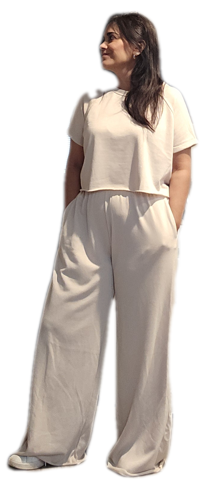 Butter soft sweatpants in beige