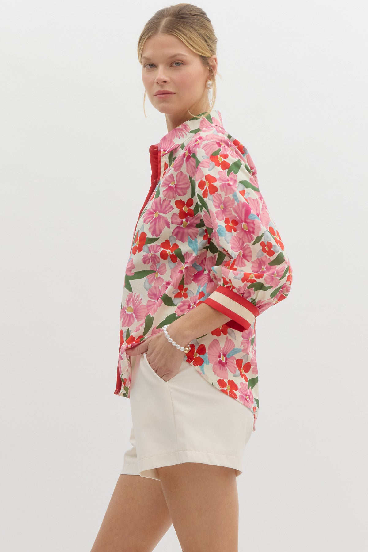 Plumeria Garden Blouse