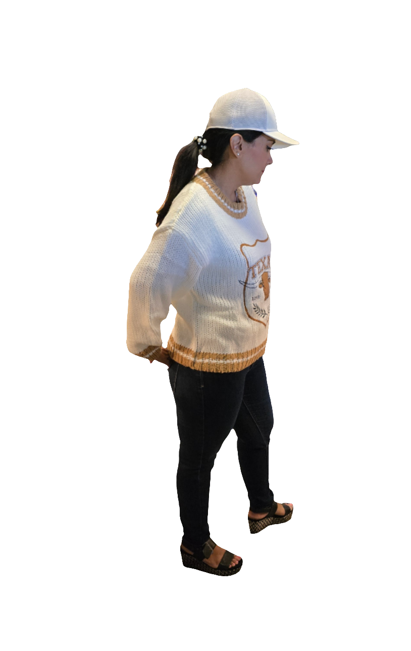 Texas Longhorn sweater