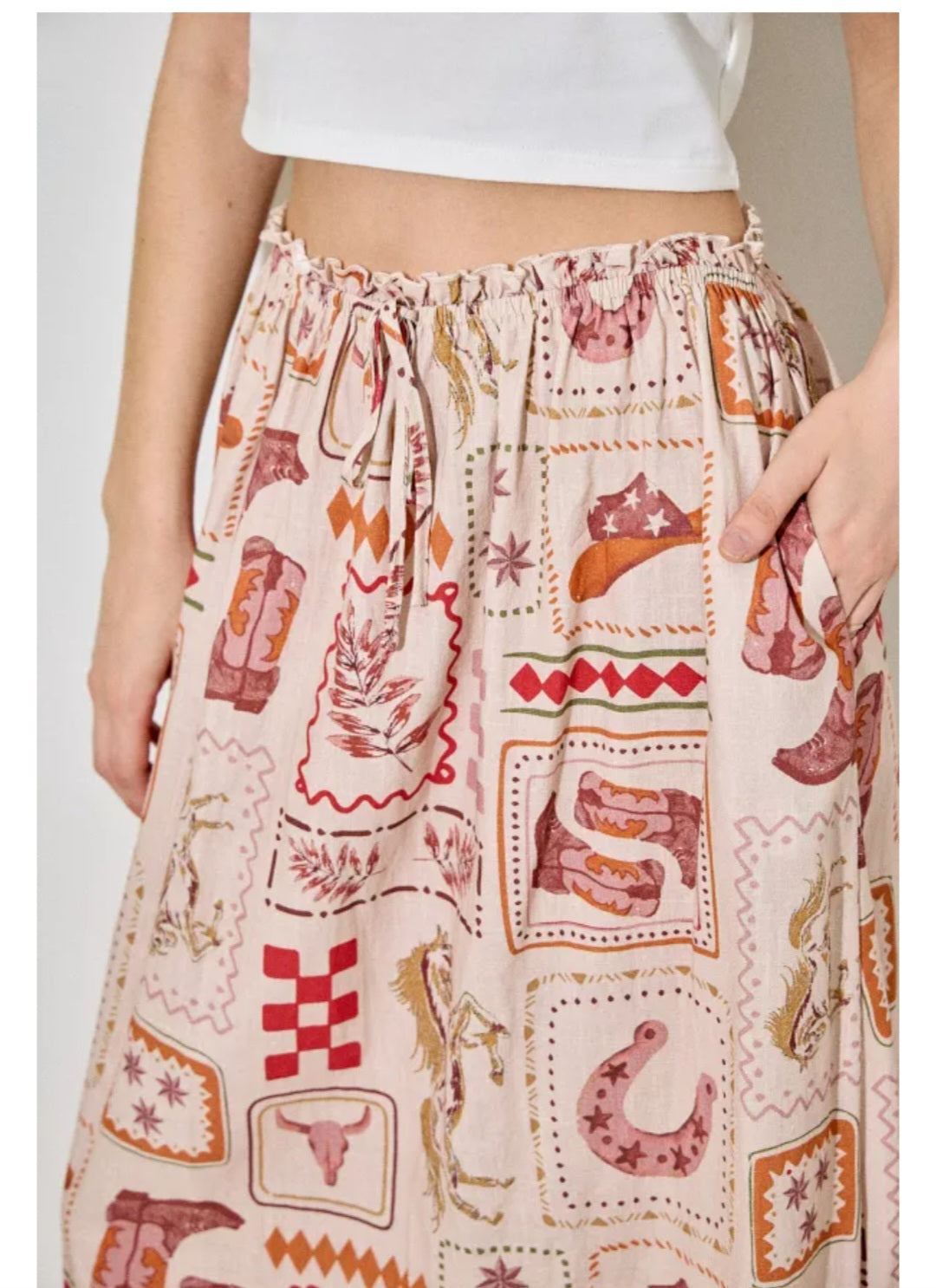 Sale!!! Western Maxi Skirt