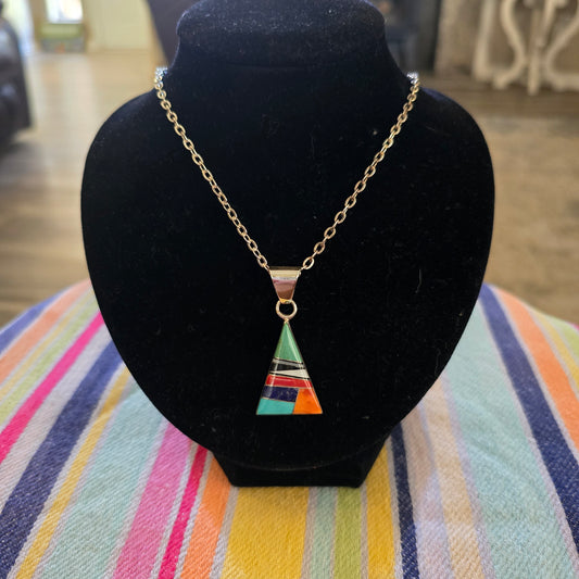 Sterling silver turquoise pendant