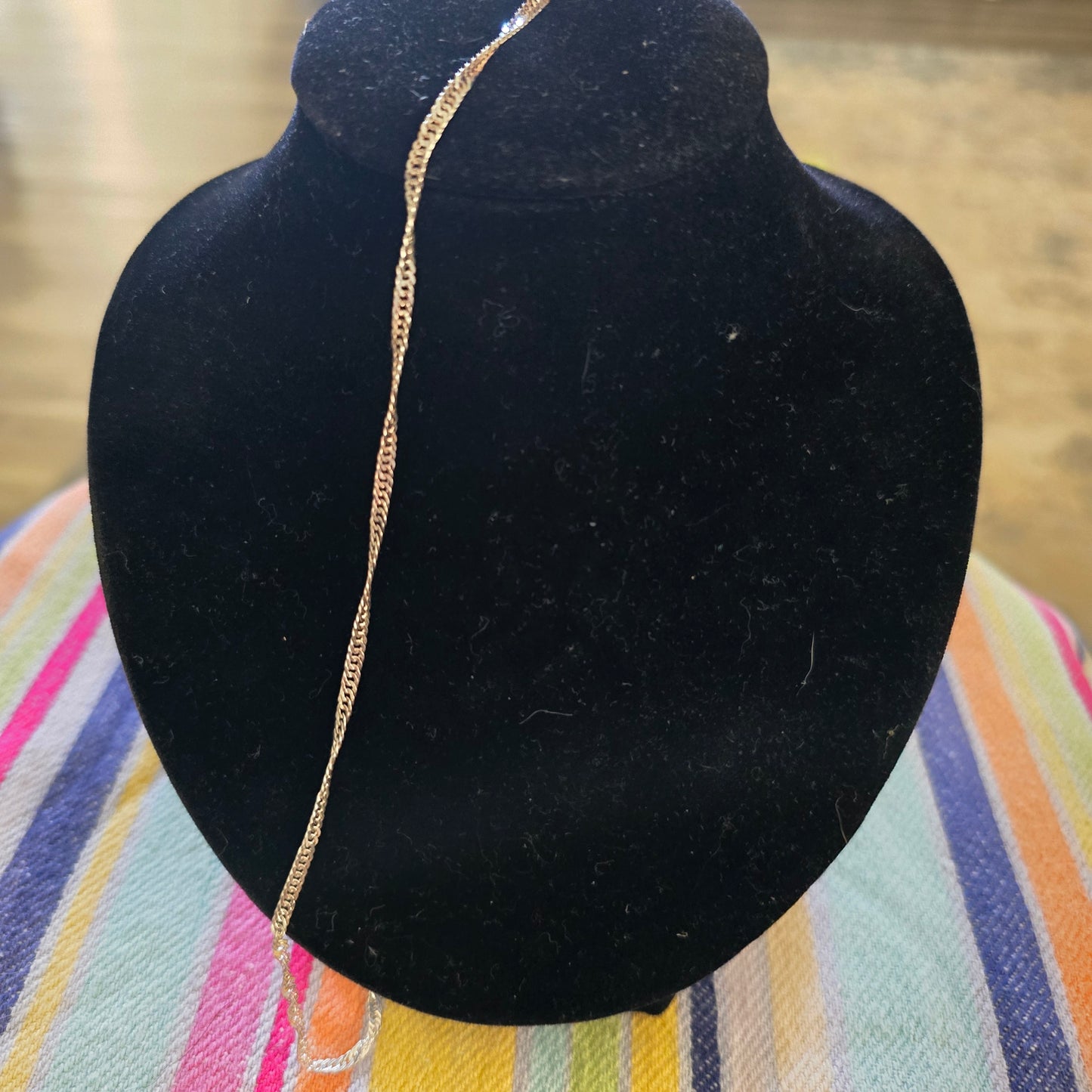 Sterling silver curb chain 2mm 18 inches