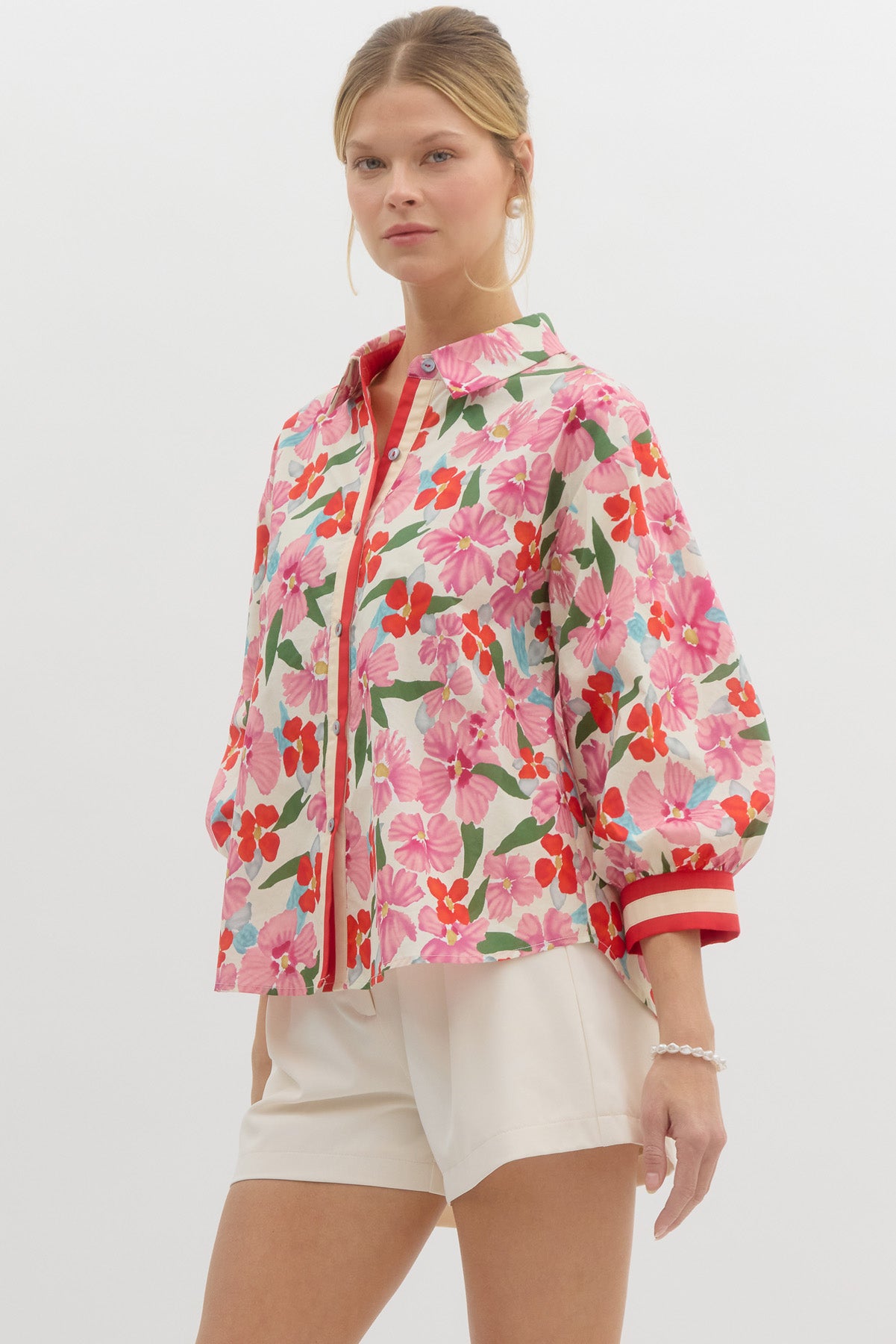Plumeria Garden Blouse