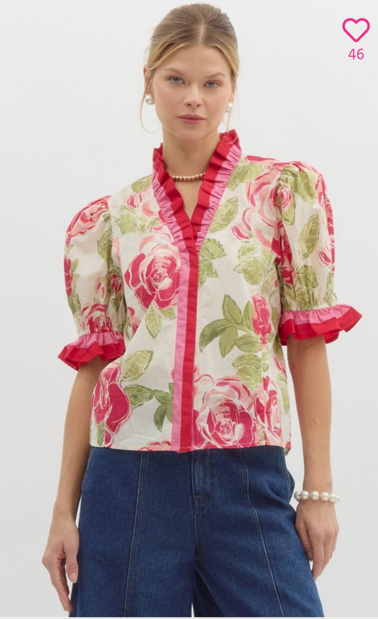 Floral Garden Blouse