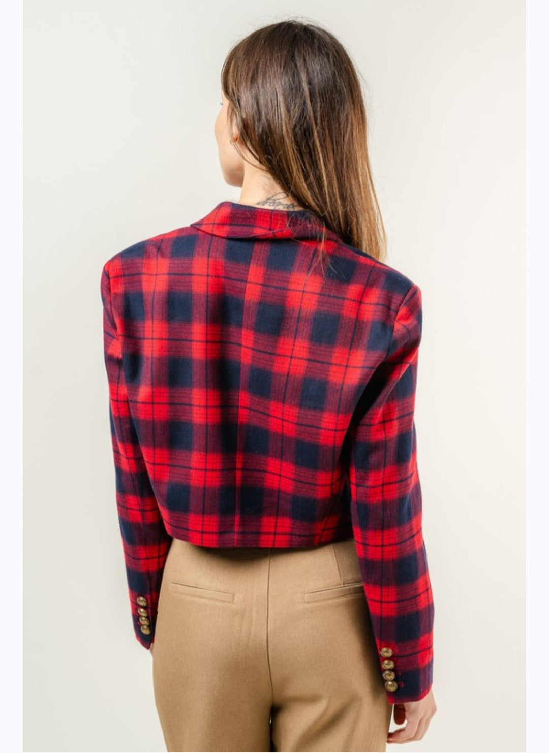 Perfect Red plaid jacket