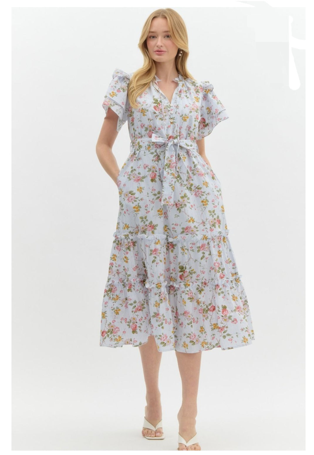 Floral print Midi dress