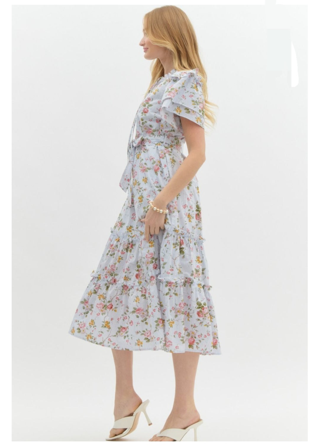 Floral print Midi dress