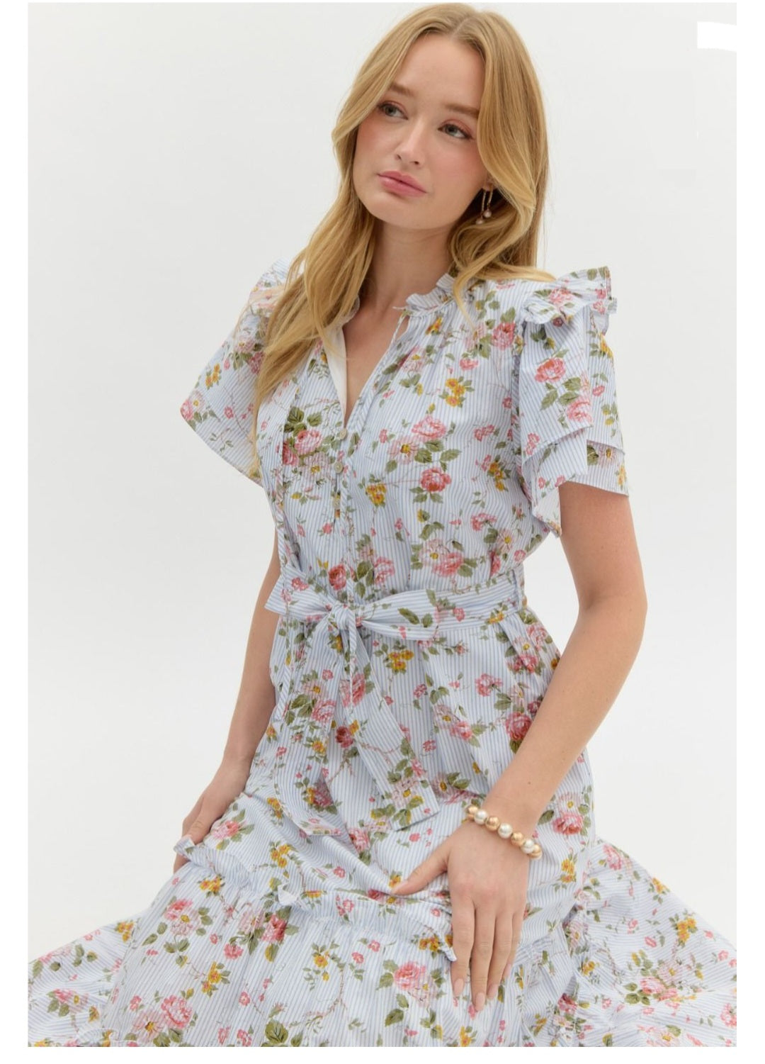 Floral print Midi dress