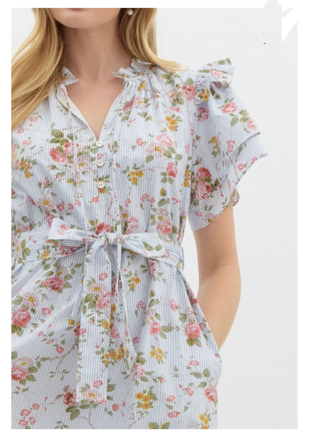 Floral print Midi dress