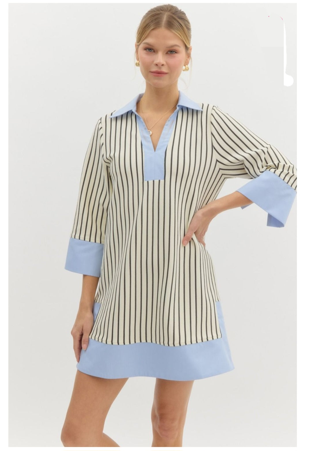 Pinstripe dress