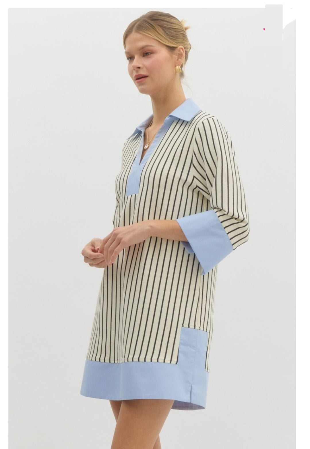 Pinstripe dress
