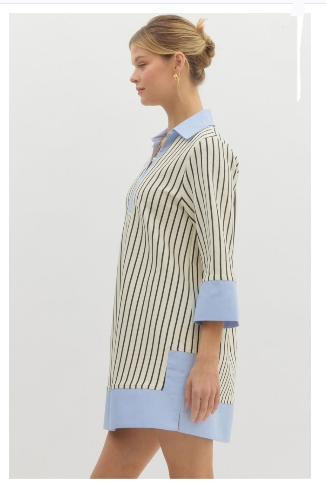 Pinstripe dress