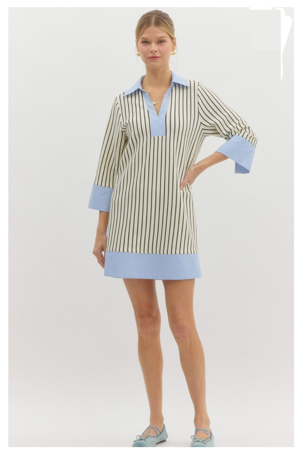 Pinstripe dress