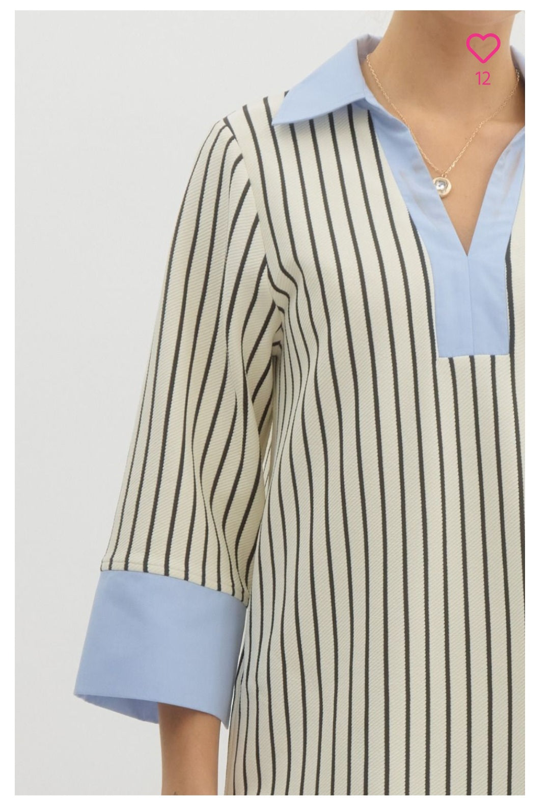 Pinstripe dress