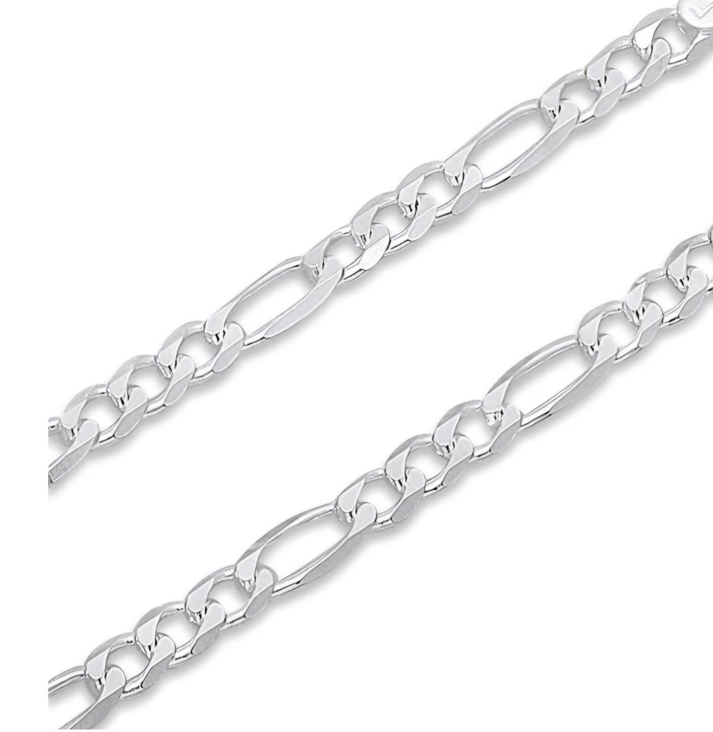 Sterling silver Figaro Chain 20" 4.9mm