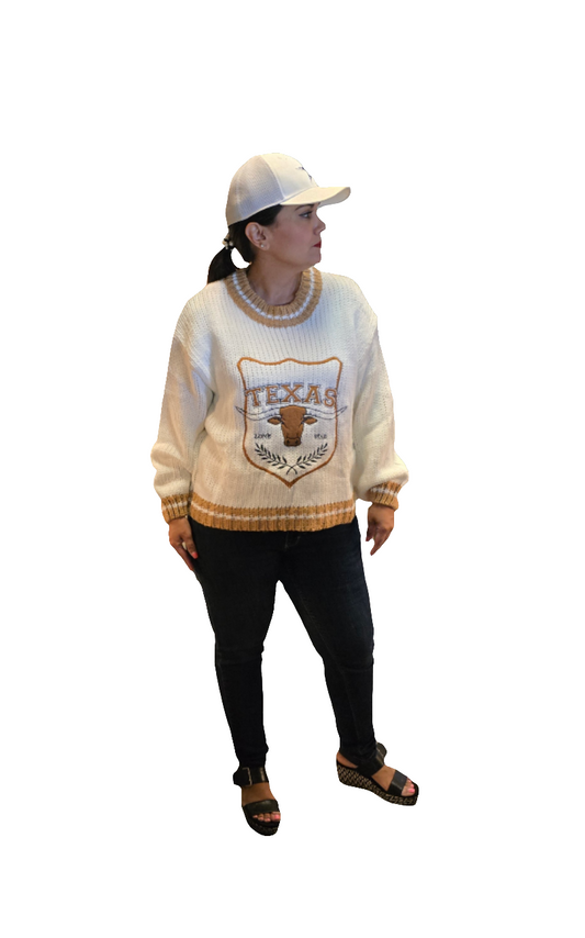 Texas Longhorn sweater
