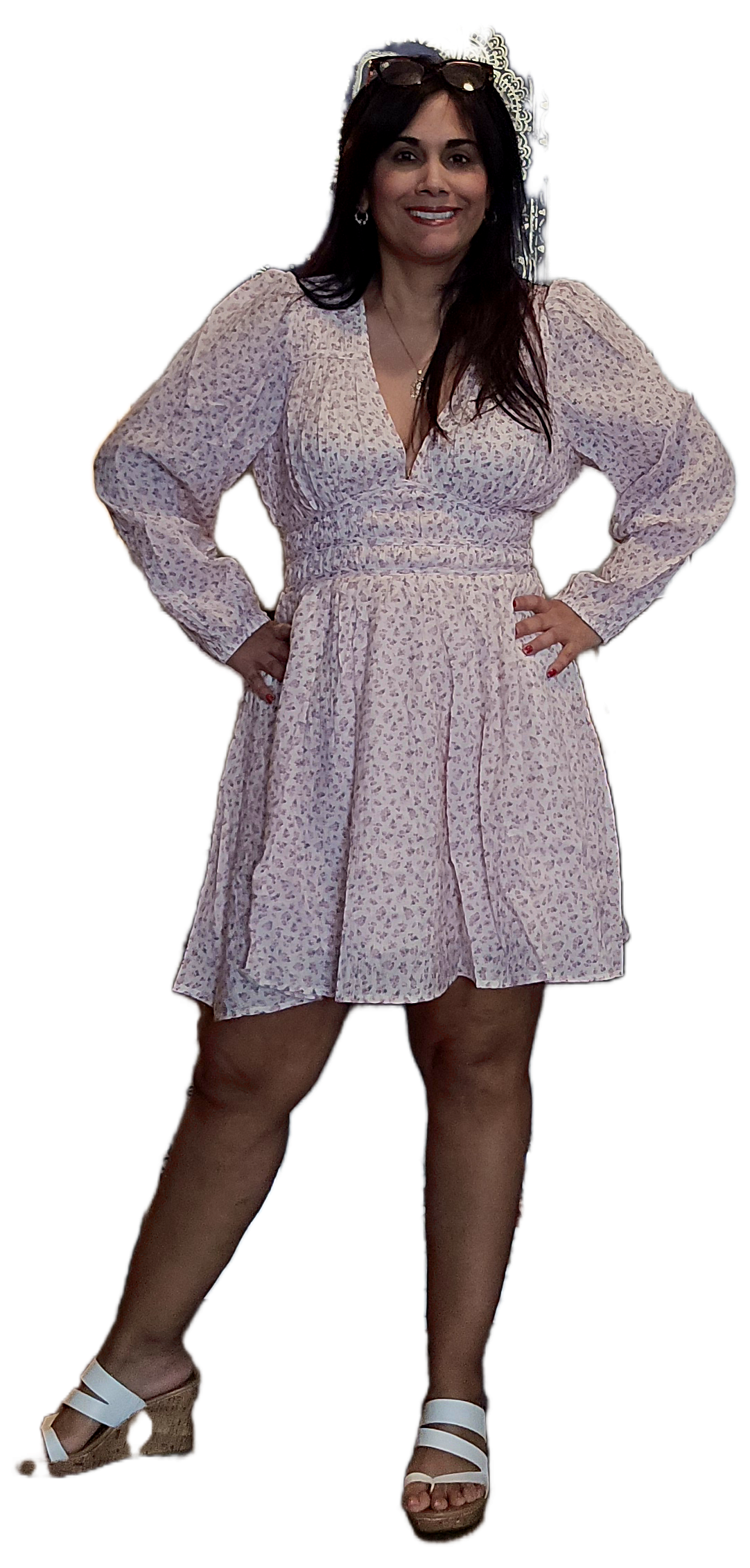 Empire waist floral dress