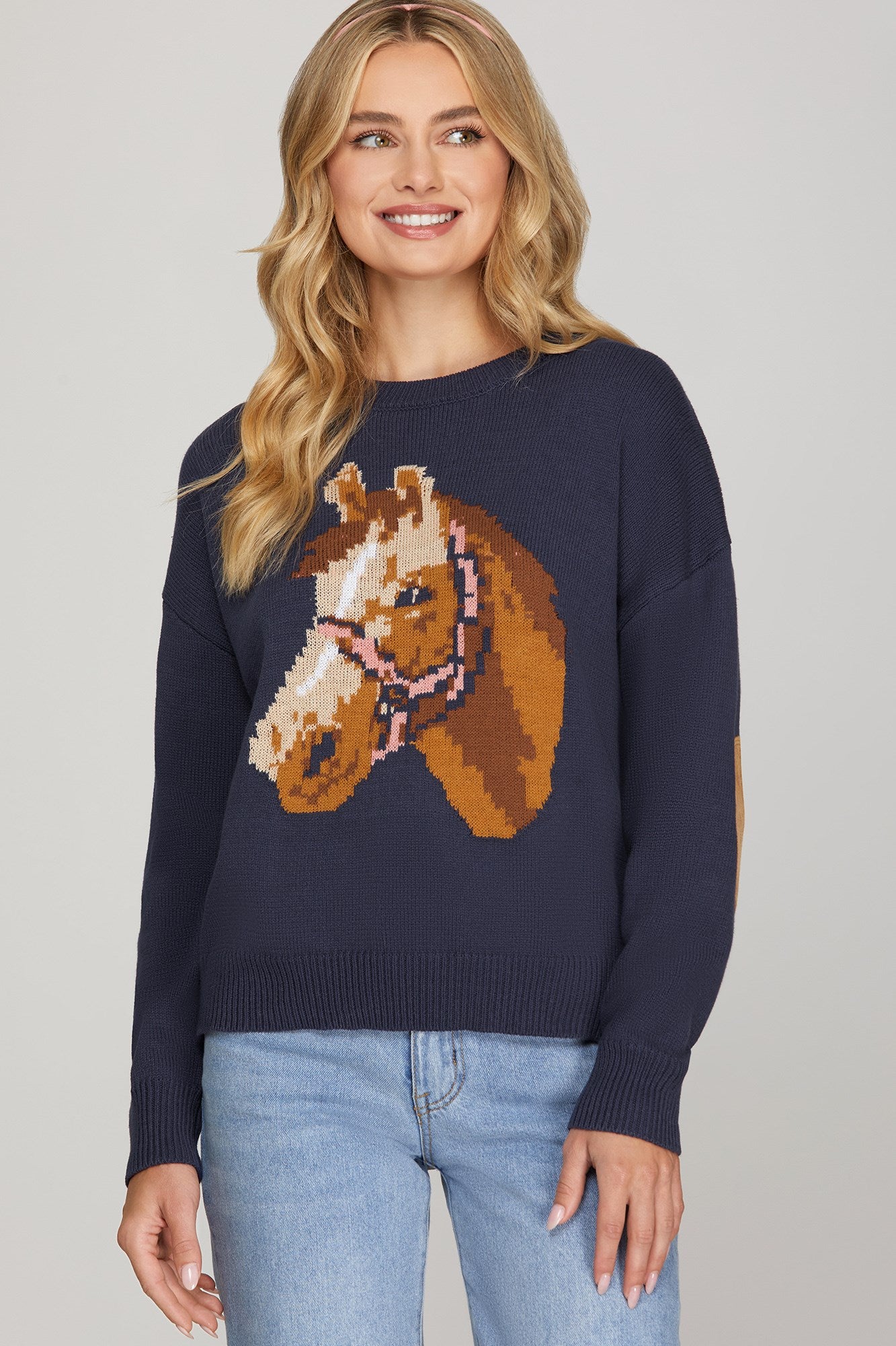 Horse Pattern Sweater