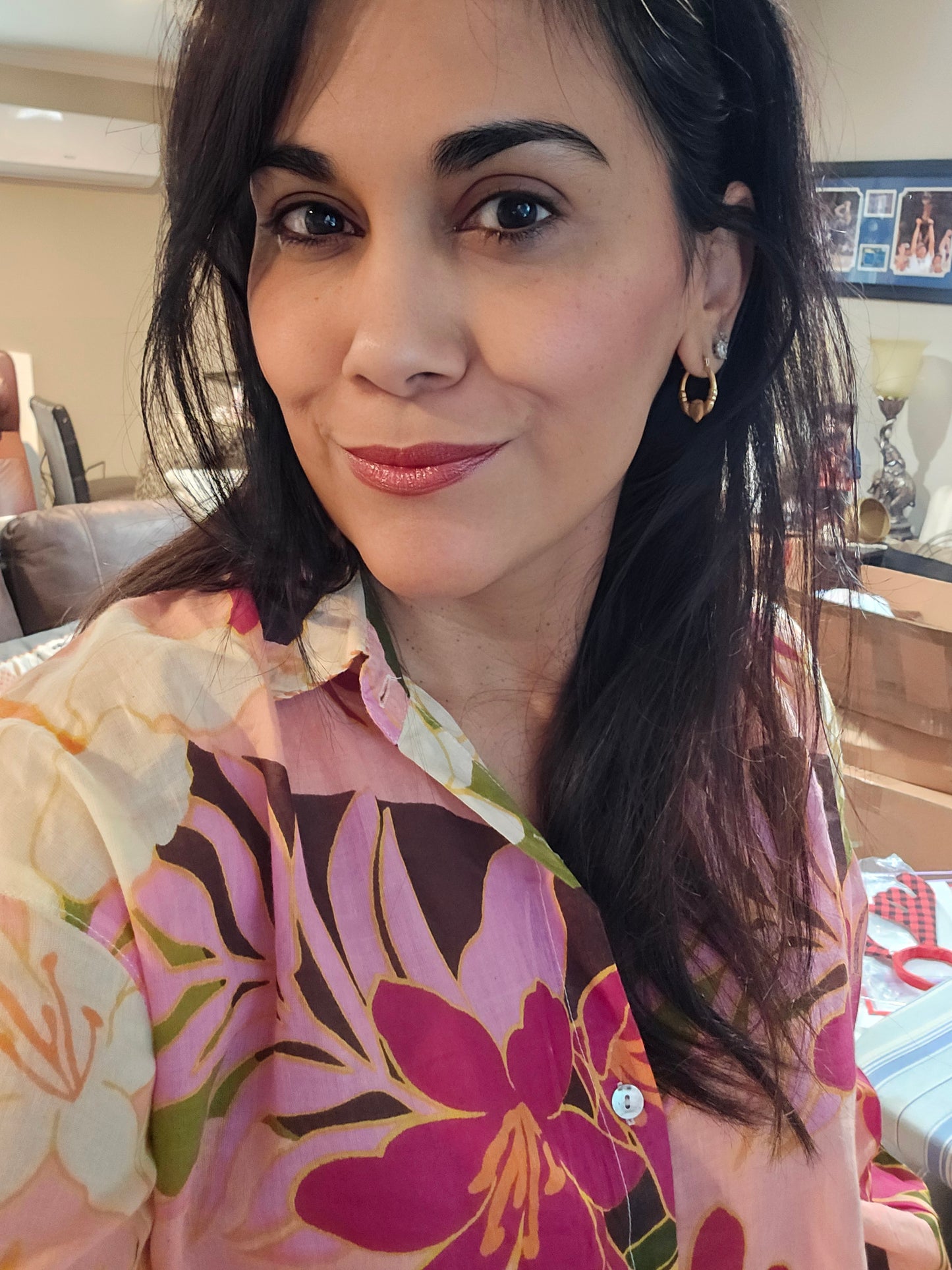 Lightweight floral top