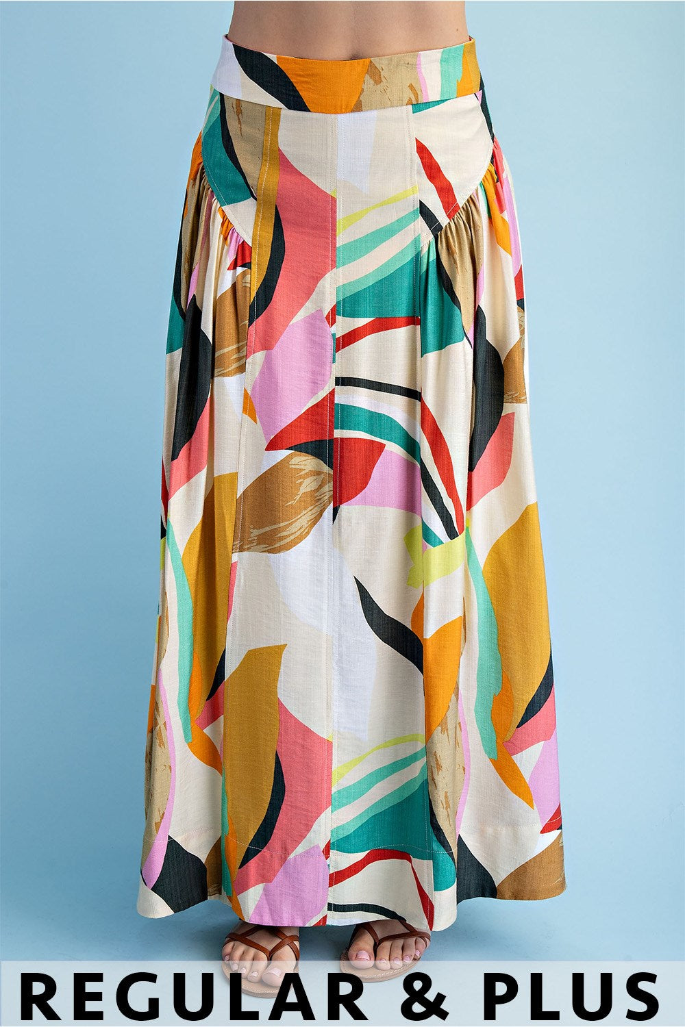 Hawaiian Abstract Skirt