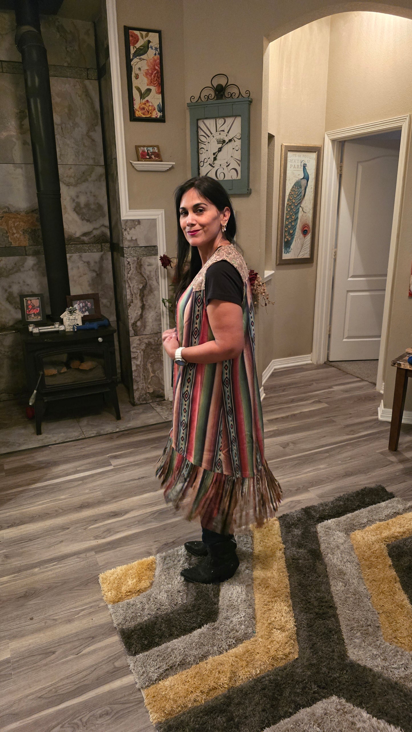 Multi color fringe Duster