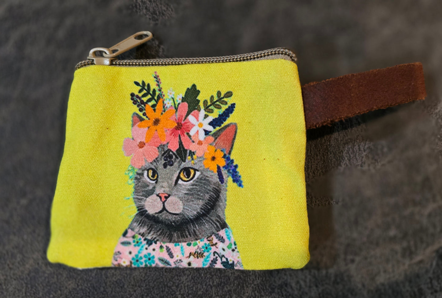Cute Kitty Coin Pouch 3x4