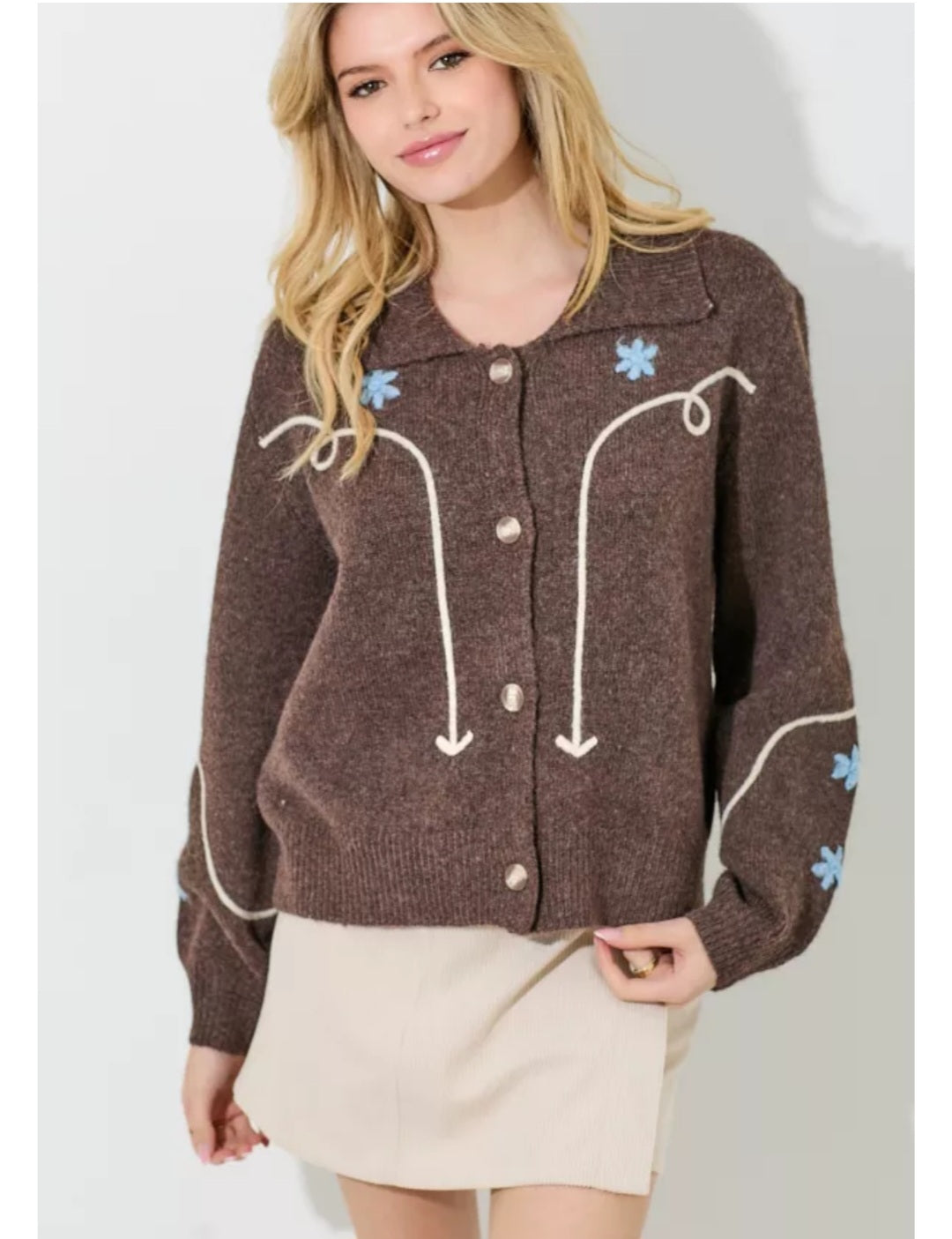 Western Embroidery Sweater