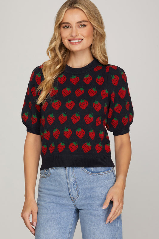 Strawberry Sweater