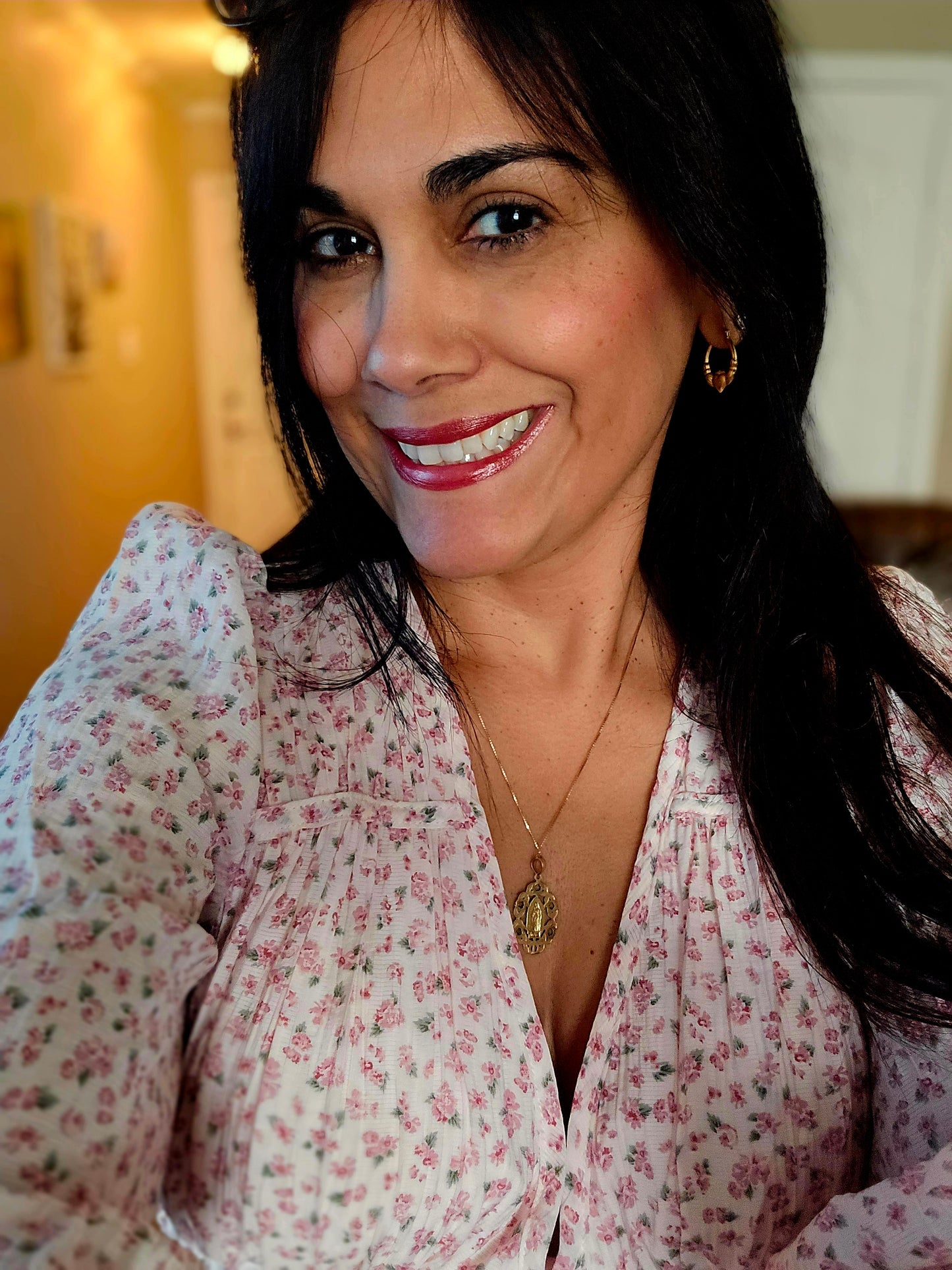 Empire waist floral dress