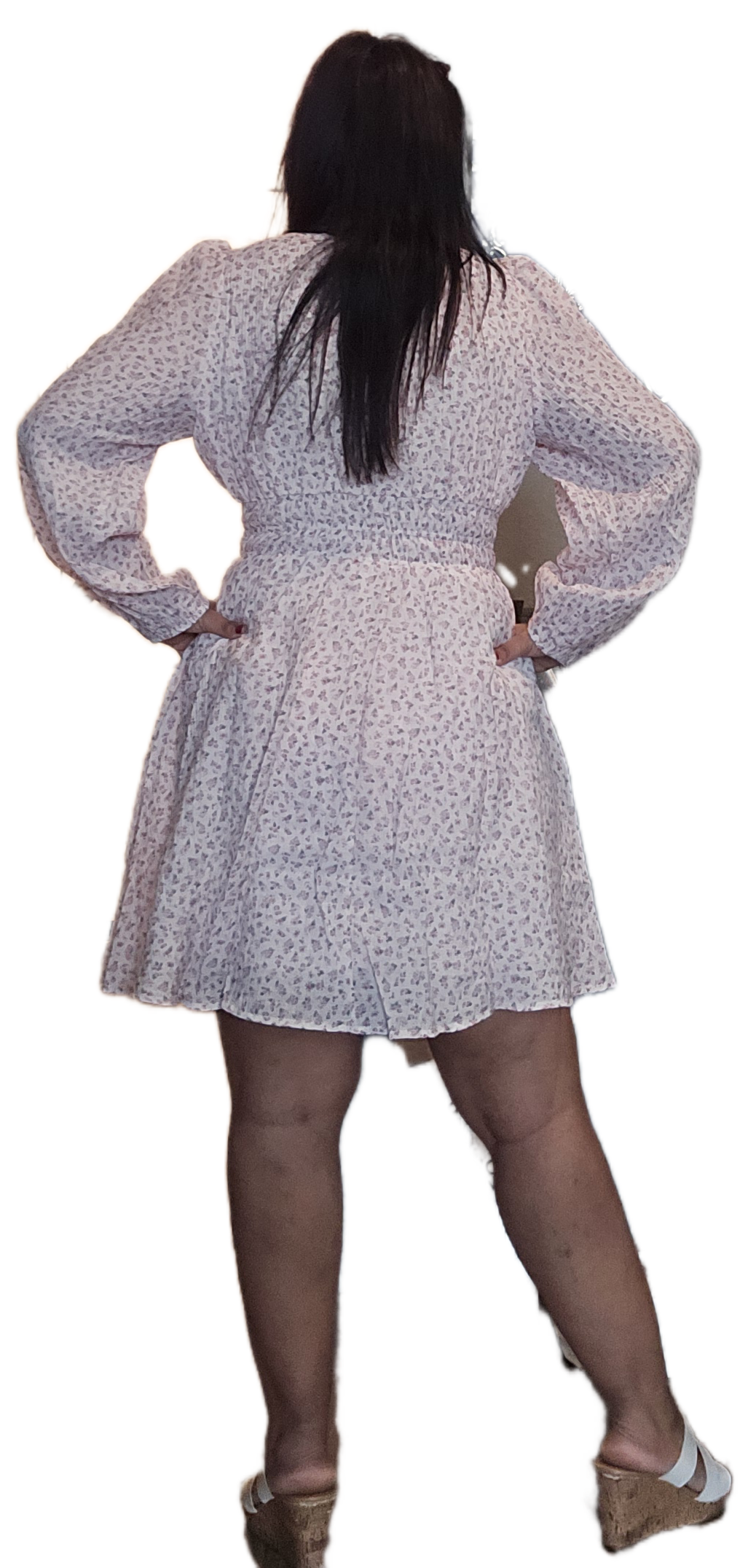 Empire waist floral dress