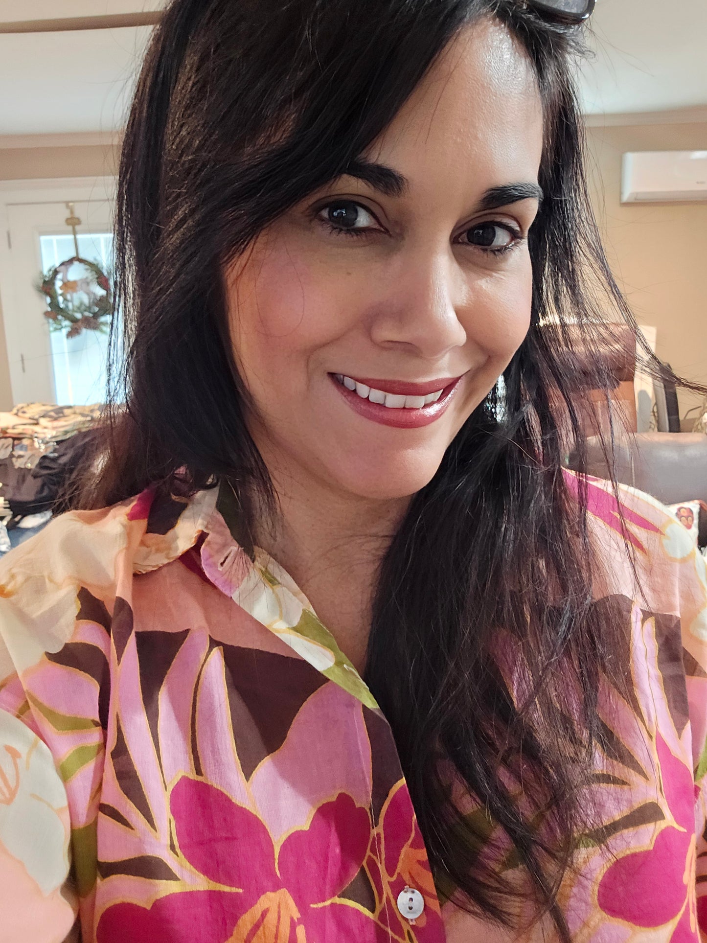 Lightweight floral top