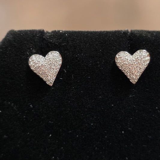 Fashion Heart post earrings