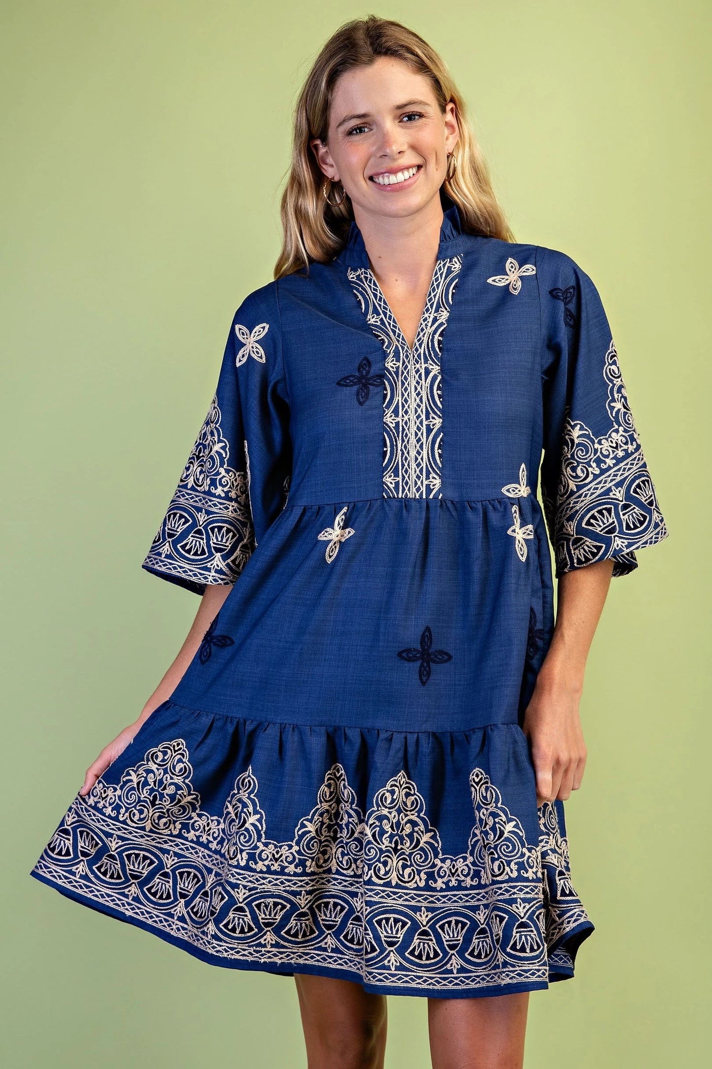 Charming Embroidered Dress