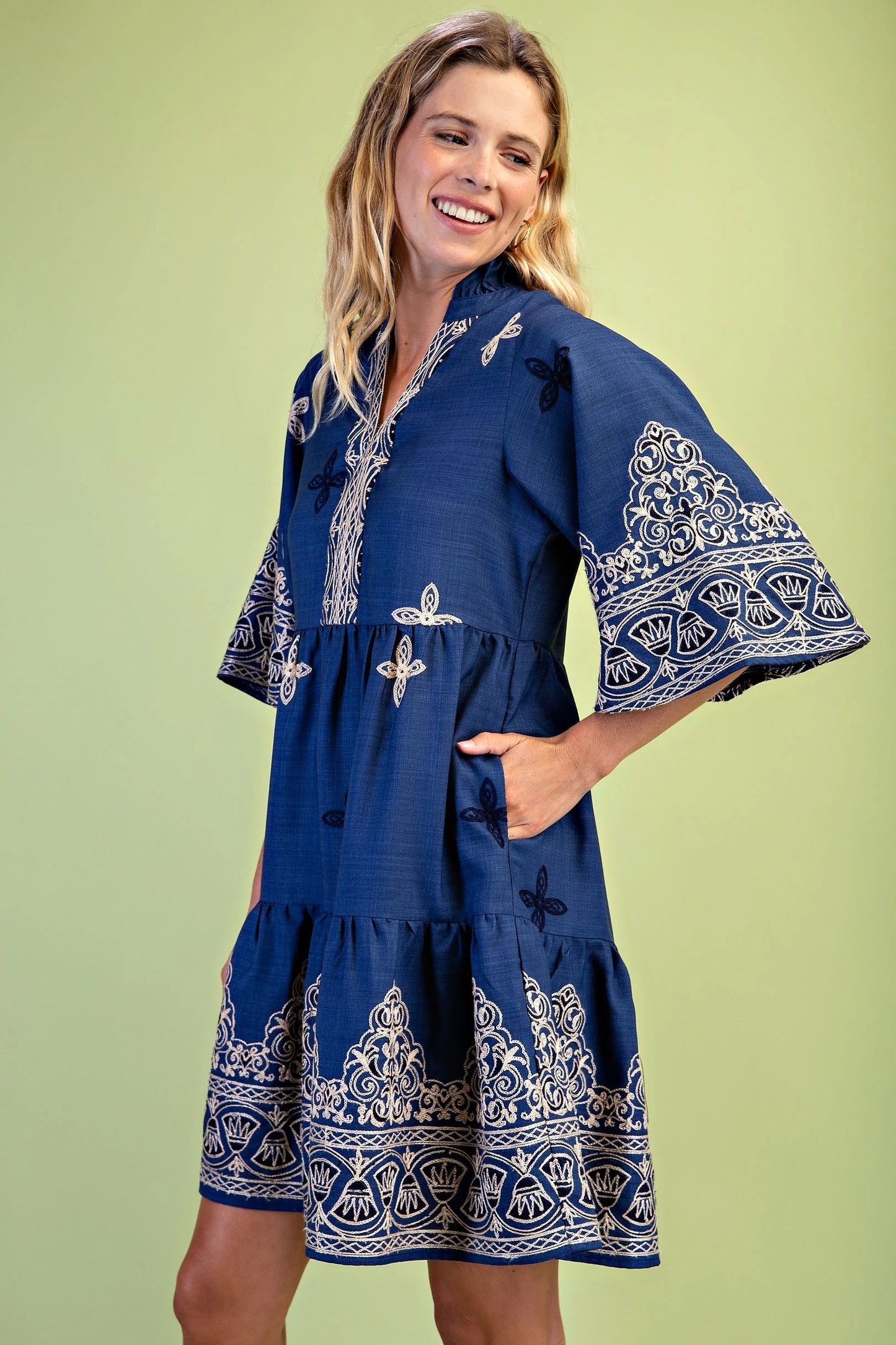 Charming Embroidered Dress