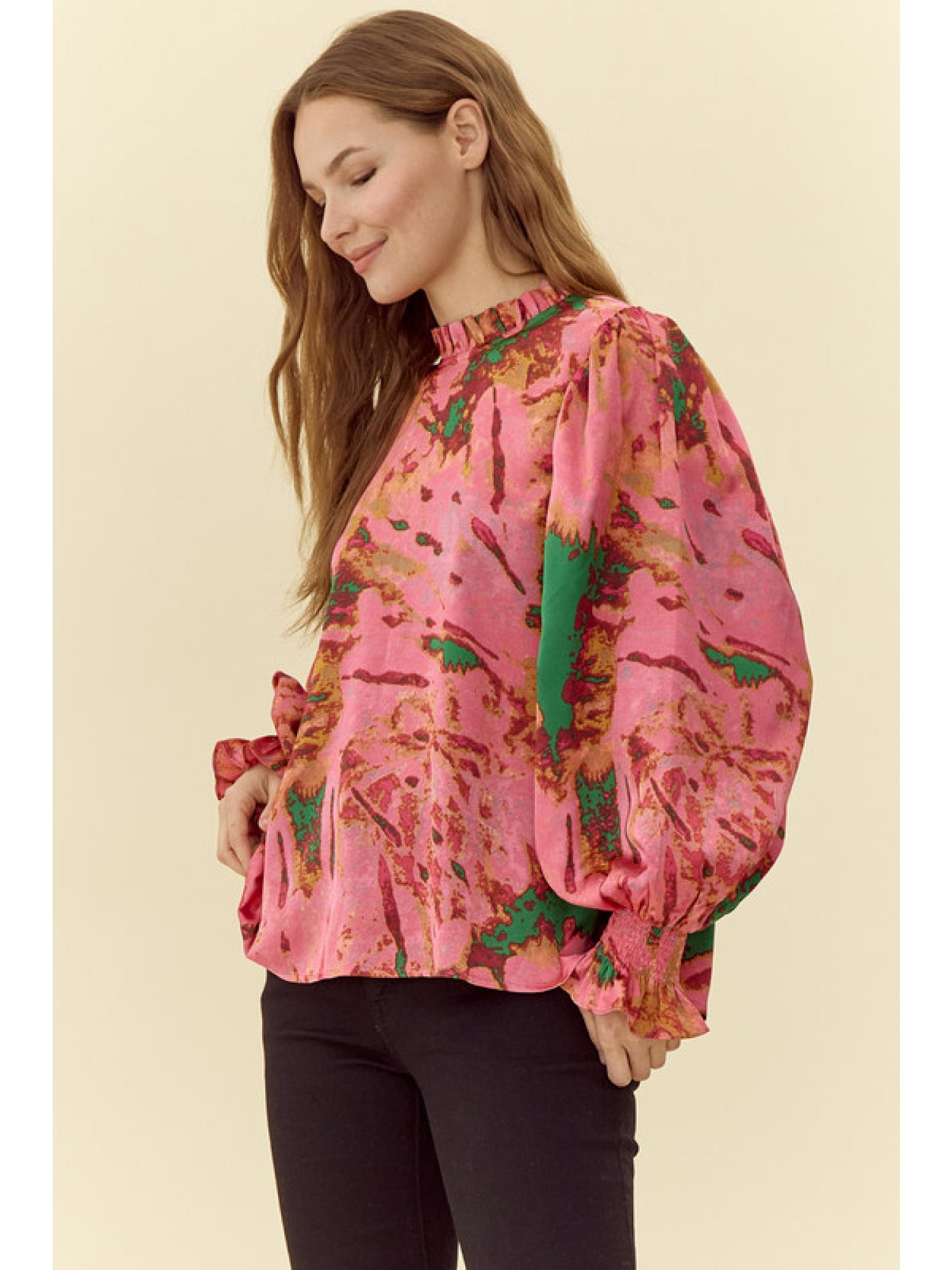 Feminine Abstract Top