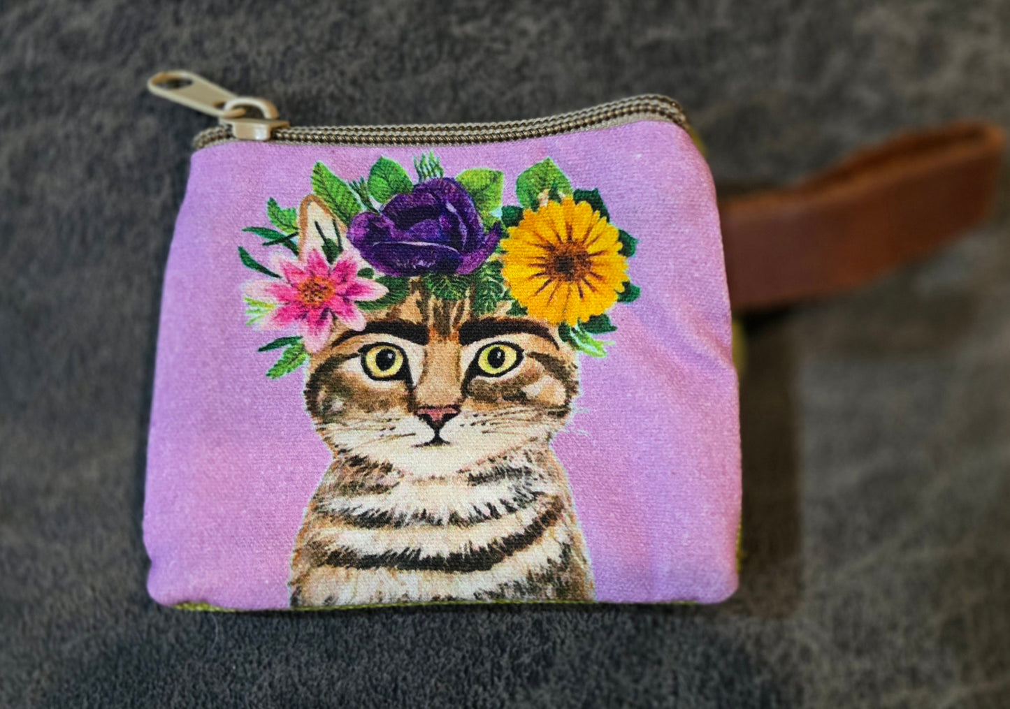 Cute Kitty Coin Pouch 3x4
