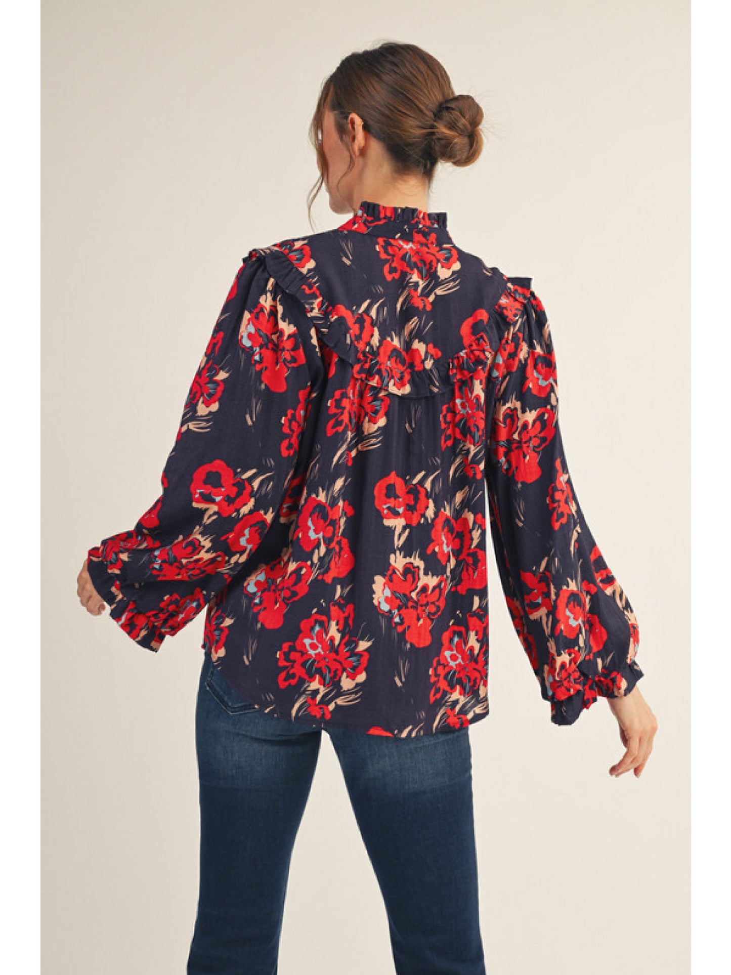 Floral Feminine Top