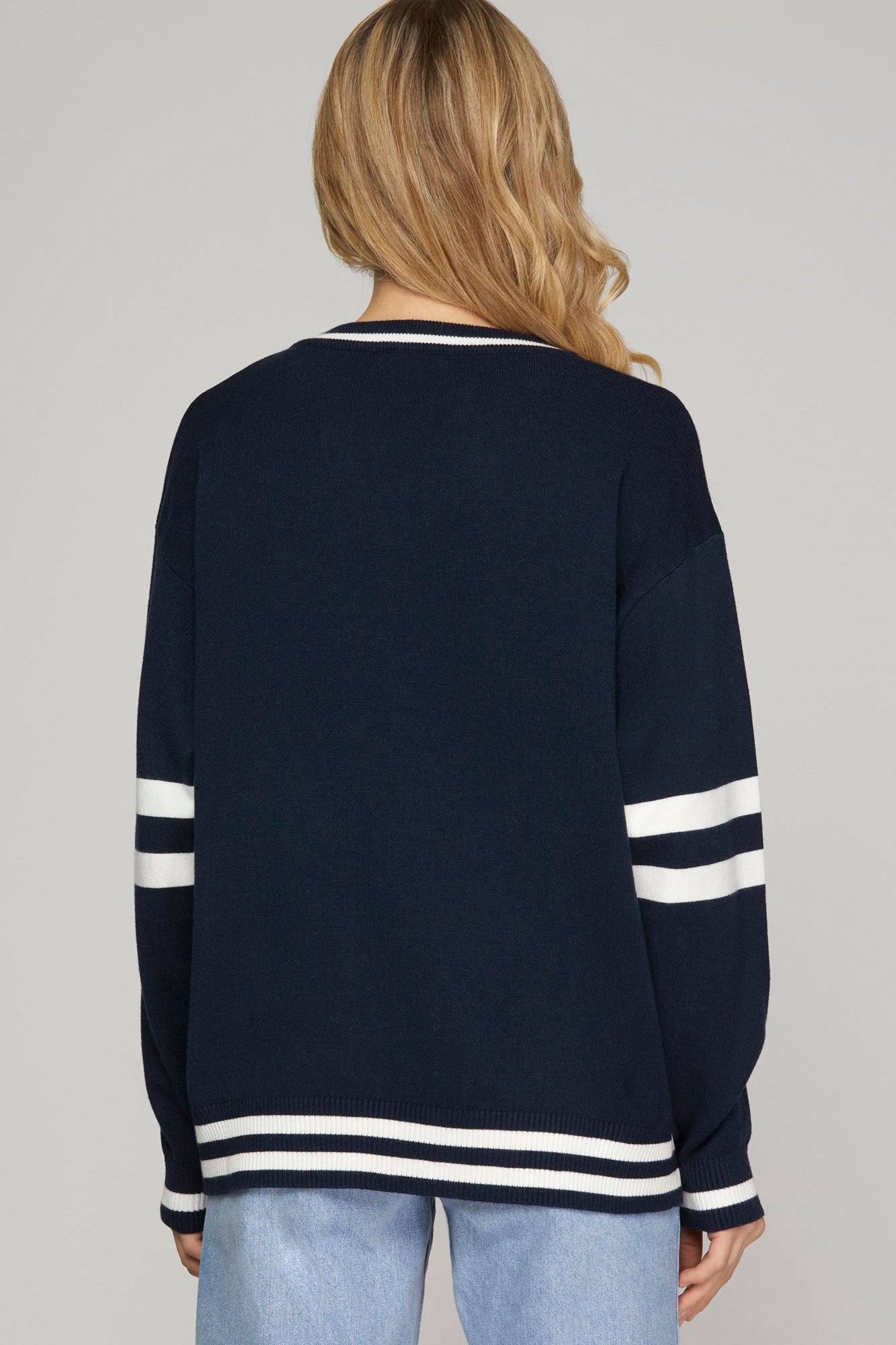 Game Day Navy Sweater