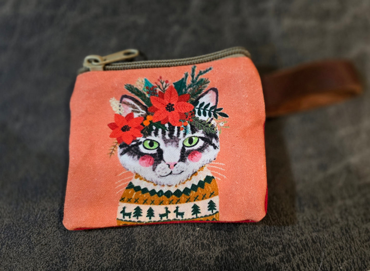 Cute Kitty Coin Pouch 3x4