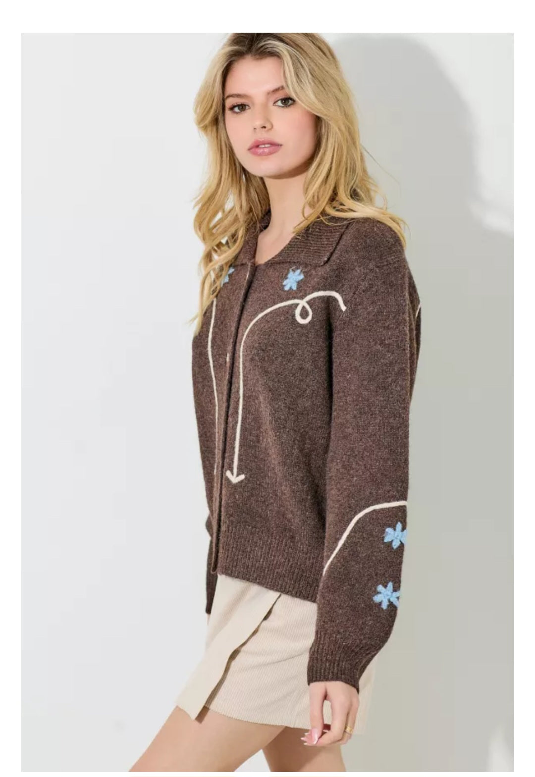 Western Embroidery Sweater