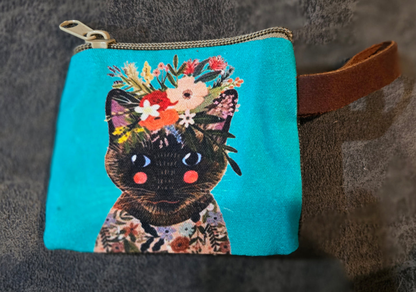 Cute Kitty Coin Pouch 3x4