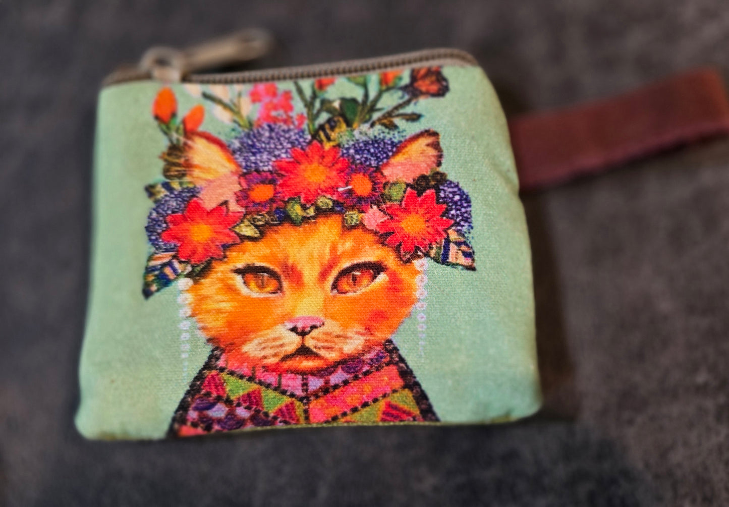 Cute Kitty Coin Pouch 3x4